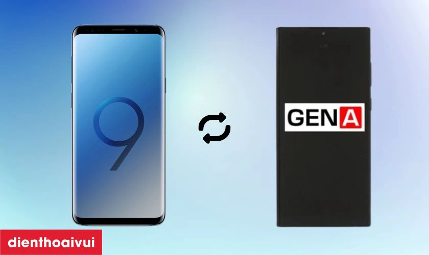 Màn hình Samsung Galaxy S9 Plus nguyên khung chính hãng GENA loại A+ là gì?