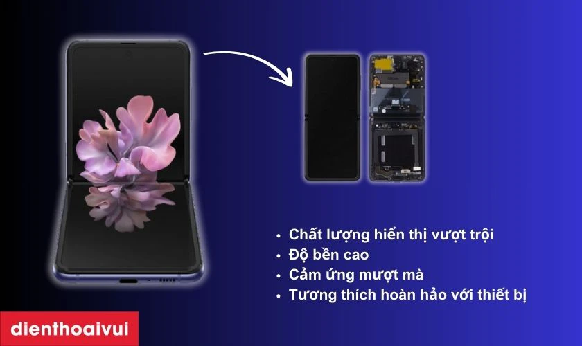 Màn hình loại A+ thay cho Samsung Galaxy Z Flip có tốt không?
