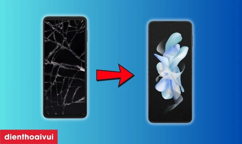 Có nên thay màn hình Samsung Galaxy Z Flip loại A+ không?