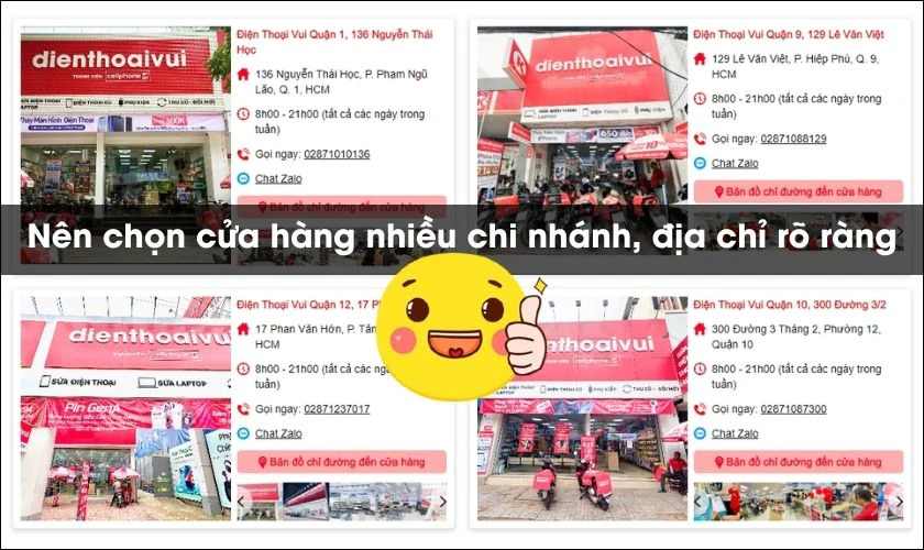 Tiêu chí lựa chọn địa chỉ thay màn hình Samsung quận 10