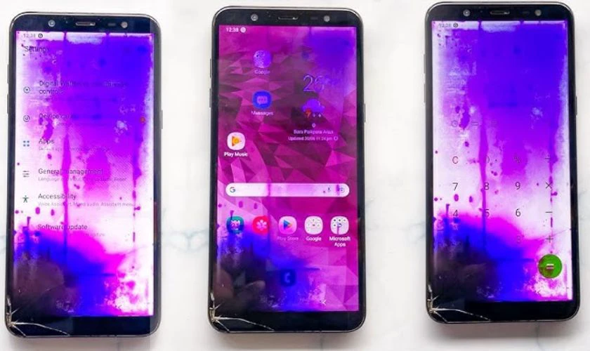 Mức độ hư hỏng của màn hình