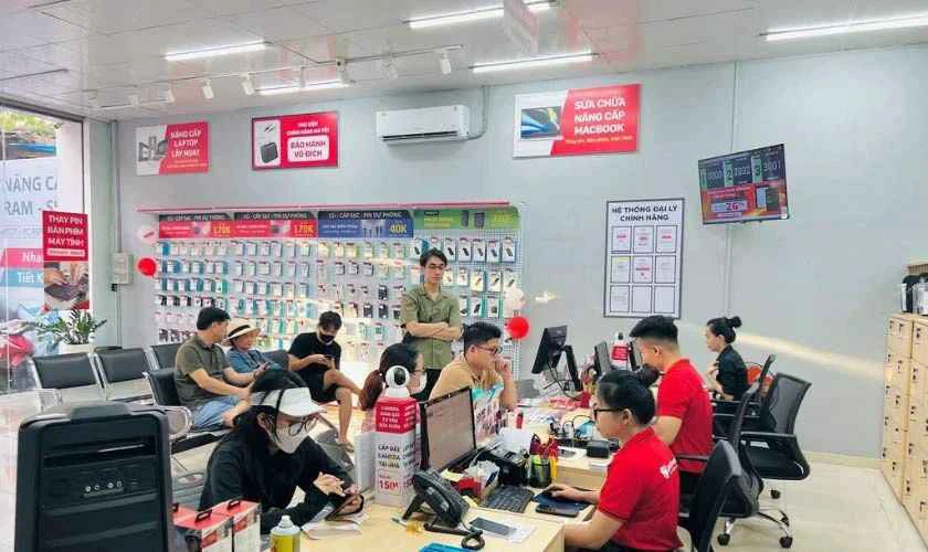 Quy trình thay màn hình Samsung quận Tân Bình tại Điện Thoại Vui