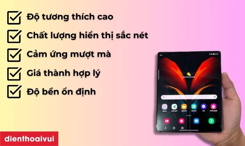 Màn hình loại A+ thay cho Samsung Galaxy Z Fold 2 có tốt không?