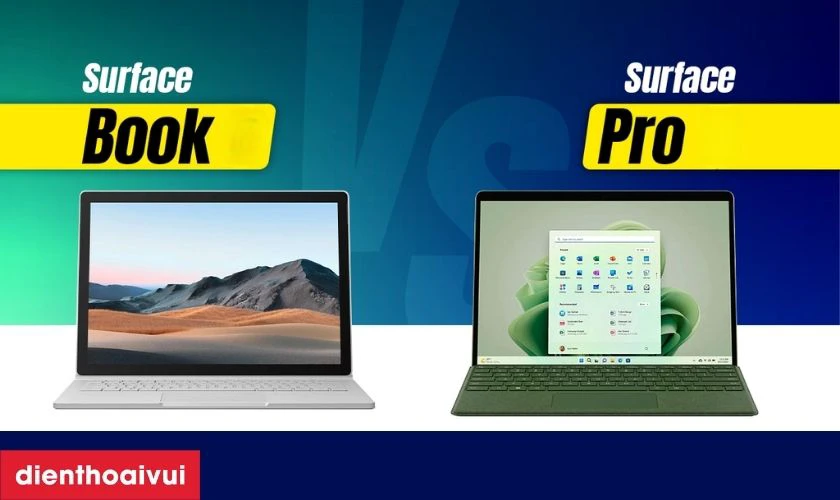 Màn hình Surface Pro có gì đặc biệt so với Surface Book?