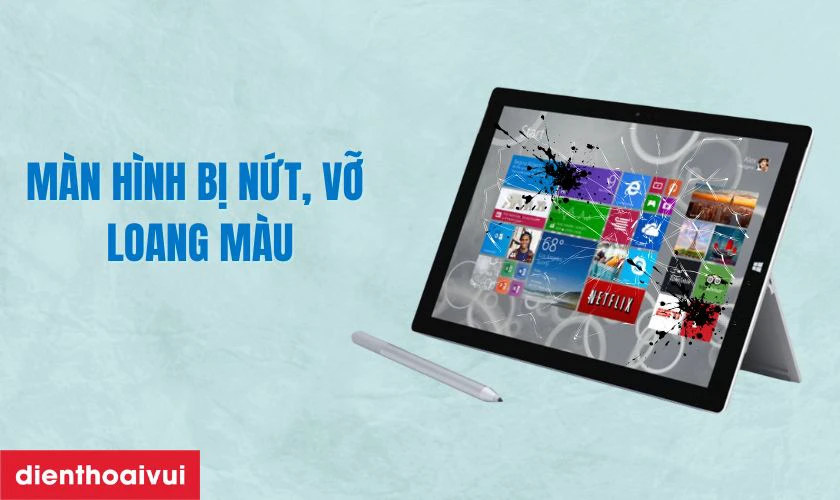 Dấu hiệu cần thay màn hình Surface Pro 3 GENA