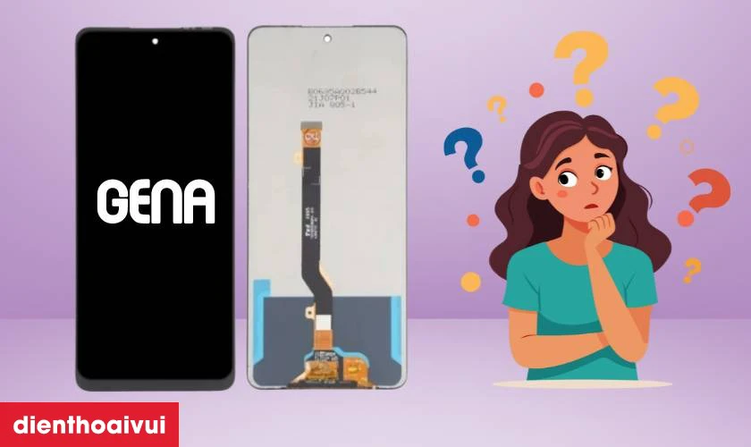 Thay màn hình Tecno Pova 2 chính hãng GENA loại Pro