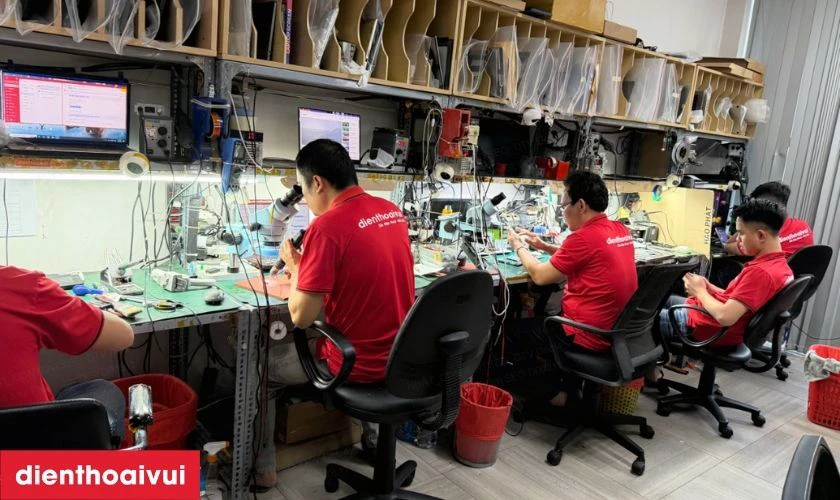 Quy trình chuyên nghiệp với kỹ thuật viên có kinh nghiệm