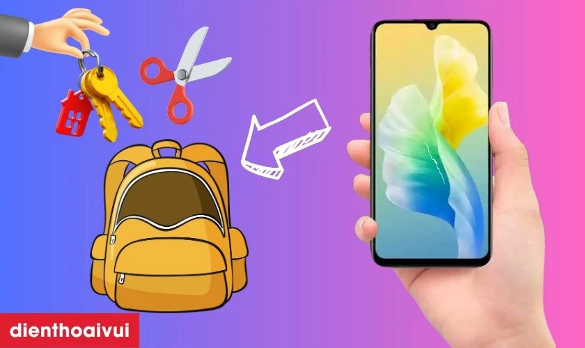 Vivo S10e thường xuyên tiếp xúc với các vật sắc nhọn