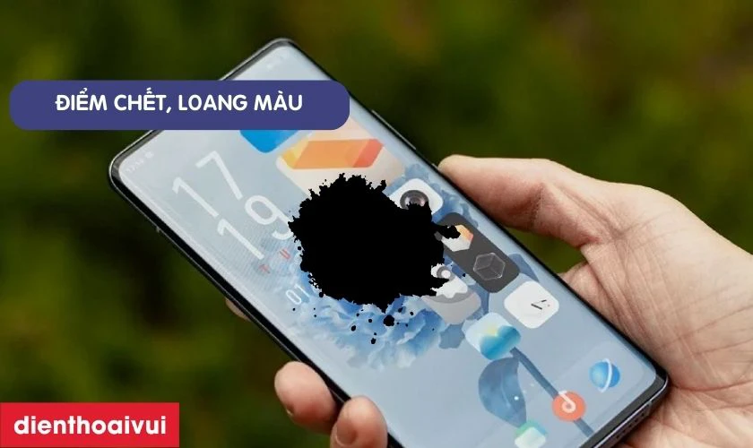 Có điểm chết hoặc màn hình bị loang màu