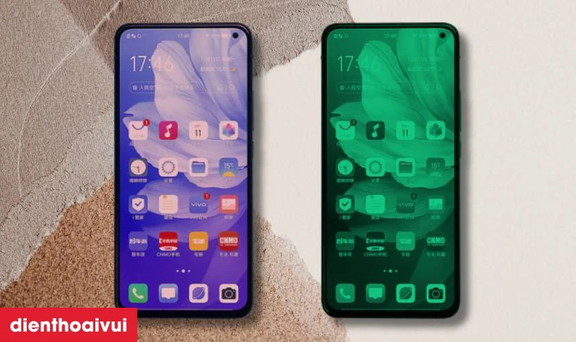 Màn hình ám màu, hiển thị sai màu sắc