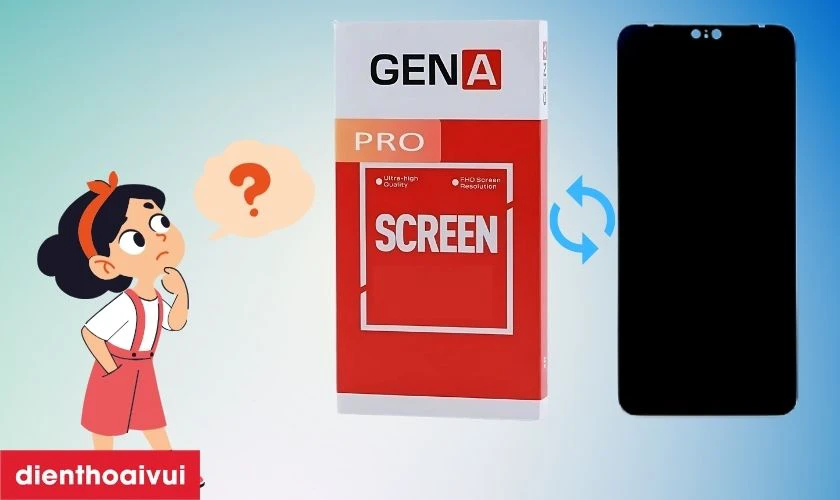 M&agrave;n h&igrave;nh GENA loại Pro thay cho Vivo V23 5G c&oacute; tốt kh&ocirc;ng?