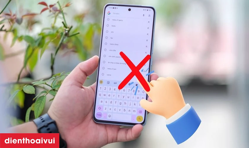 Cảm ứng trên Vivo V29e bị liệt hoặc loạn