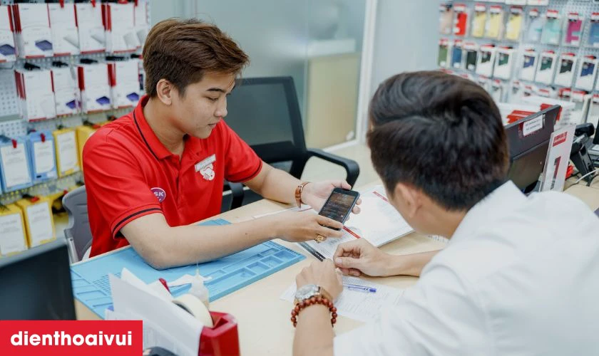 Dịch vụ thay màn hình Vivo X50 chính hãng, lấy liền tại Điện Thoại Vui