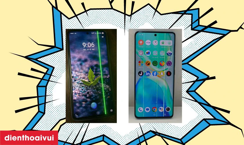 Màn hình bị nhòe hoặc mờ