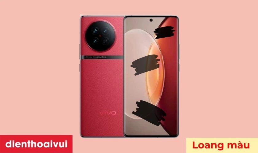 Màn hình bị lưu ảnh, loang hoặc nhiễu màu
