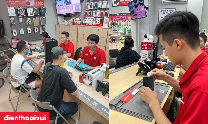 Dịch vụ thay màn hình điện thoại lấy liền uy tín của Điện Thoại Vui được nhiều khách hàng lựa chọn