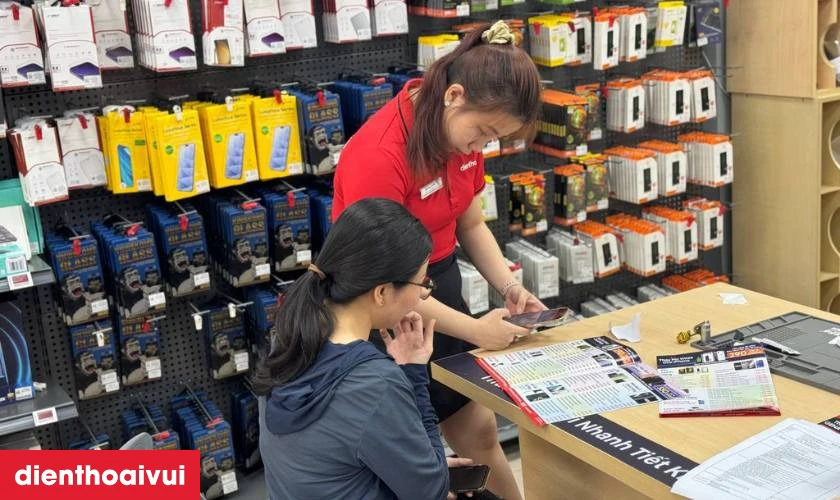 Quy trình thay màn hình Vivo Y11S chính hãng GENA loại Pro minh bạch