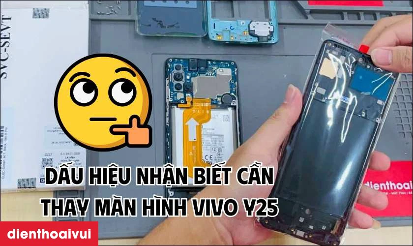 Các dấu hiệu cho thấy bạn cần thay màn hình Vivo Y25 mới