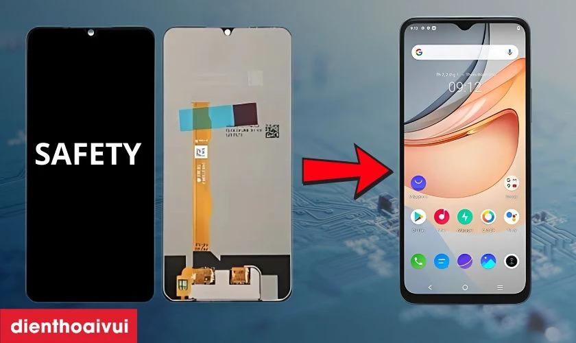 Màn hình Vivo Y53s 2021 hãng Safety là gì?