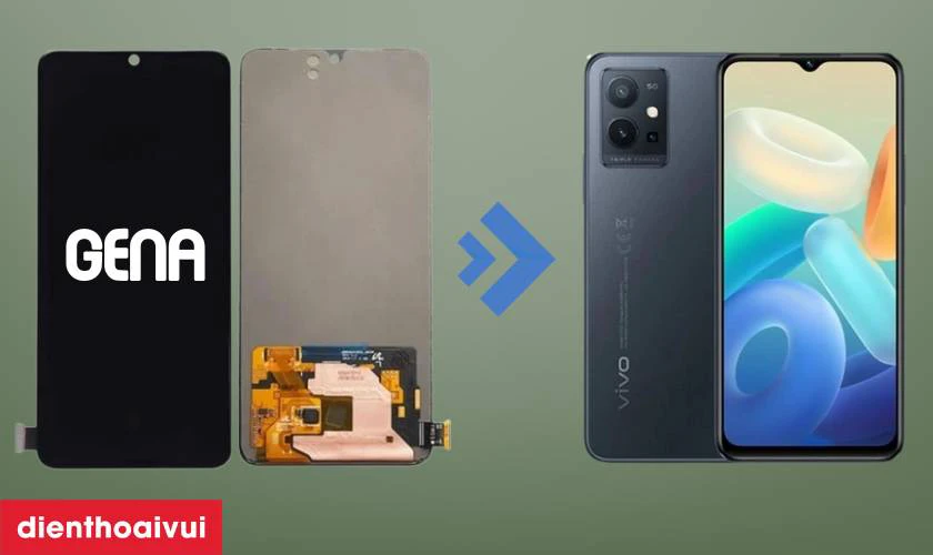 Màn hình chính hãng GENA loại Pro thay cho Vivo Y55S 5G có tốt không?