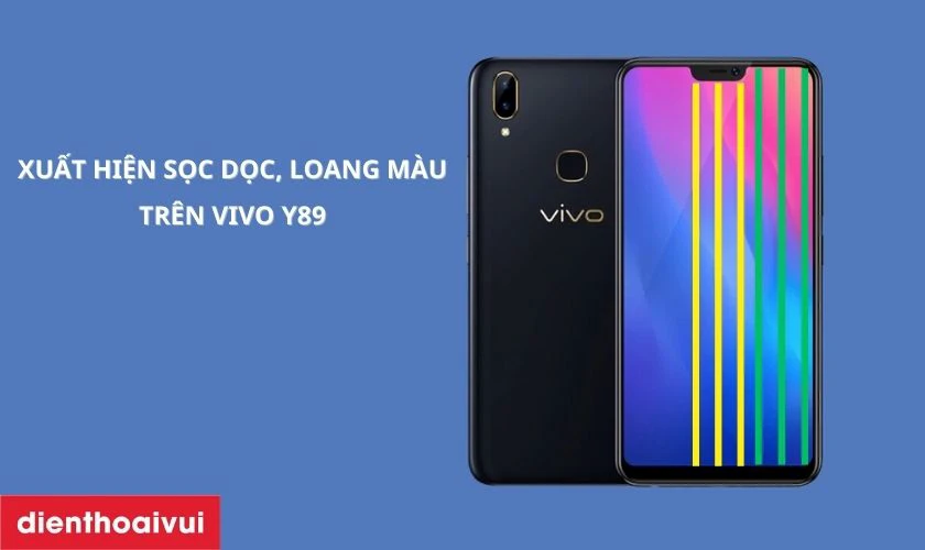 Xuất hiện sọc ngang, sọc dọc, loang màu