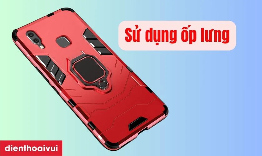 Sử dụng ốp lưng để bảo vệ điện thoại khỏi va đập