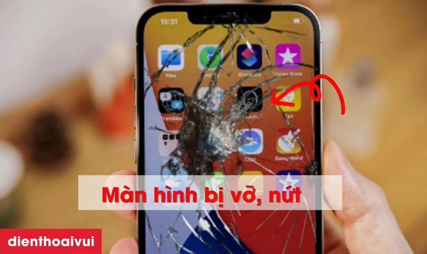Màn hình Vsmart bị nứt, vỡ