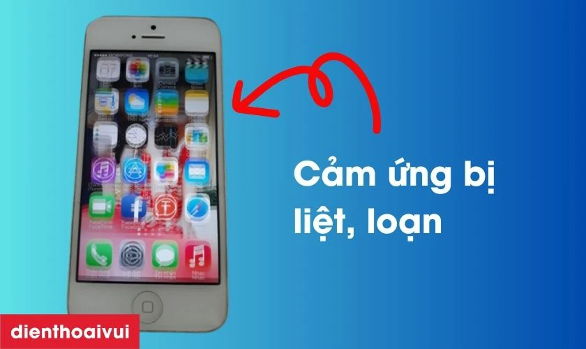 Cảm ứng Vsmart bị loạn, liệt