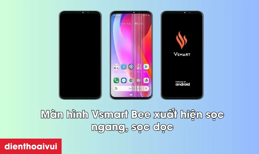Màn hình điện thoại hư hỏng do tác động lực hoặc xung đột phần cứng