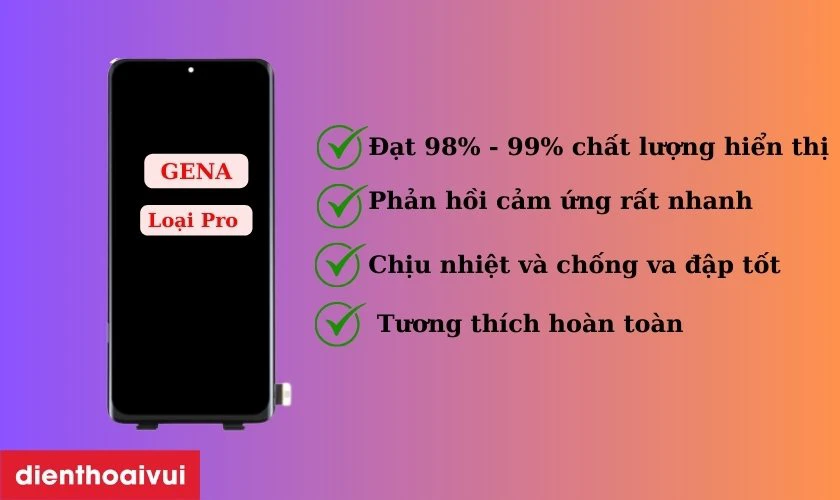 M&agrave;n h&igrave;nh GENA loại Pro thay cho Xiaomi Mi 12X c&oacute; tốt kh&ocirc;ng?