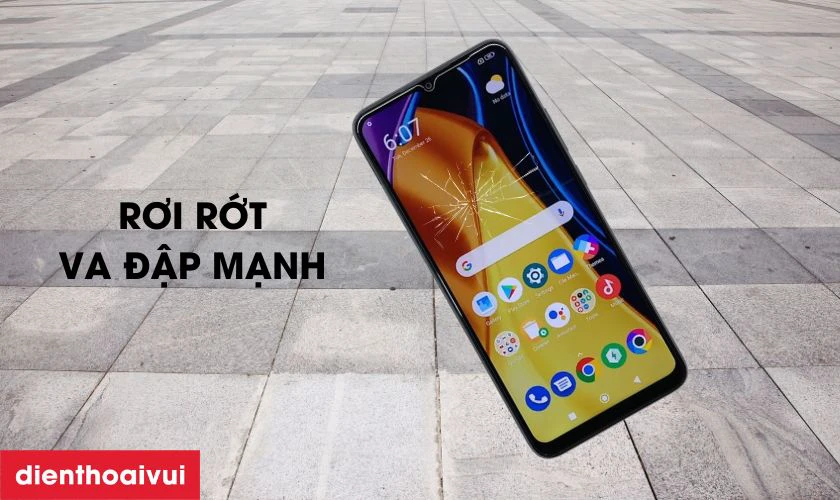 Nguyên nhân hư hỏng màn hình Xiaomi Poco C40