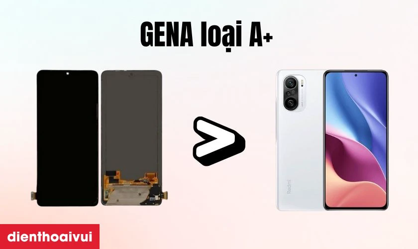 Thay màn hình Xiaomi POCO F3 chính hãng GENA loại A+