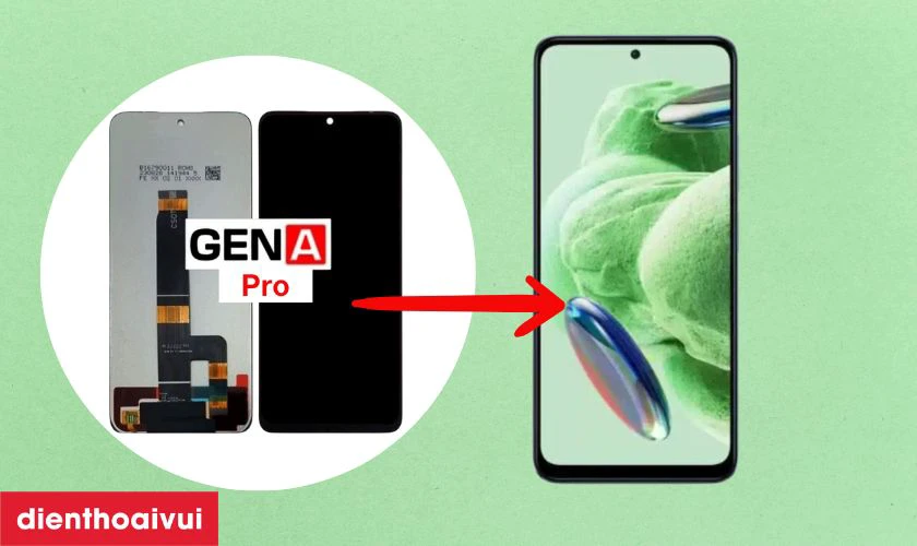 M&agrave;n h&igrave;nh GENA loại Pro l&agrave; d&ograve;ng linh kiện cao cấp