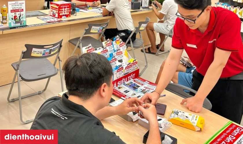Máy được vệ sinh và lắp ráp trước khi bàn giao