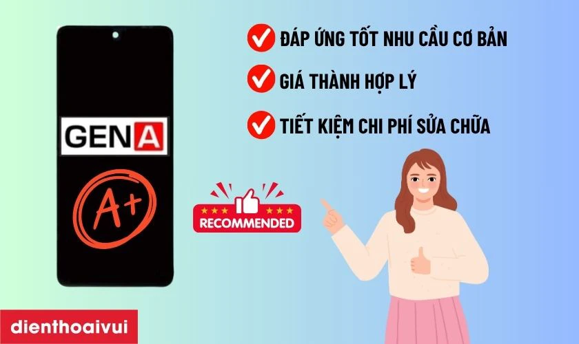 Có nên thay màn hình Xiaomi hãng GENA loại A+ không?
