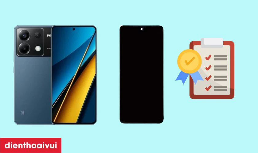 Màn hình chính hãng GENA loại Pro thay cho Xiaomi Poco X6 có tốt không?
