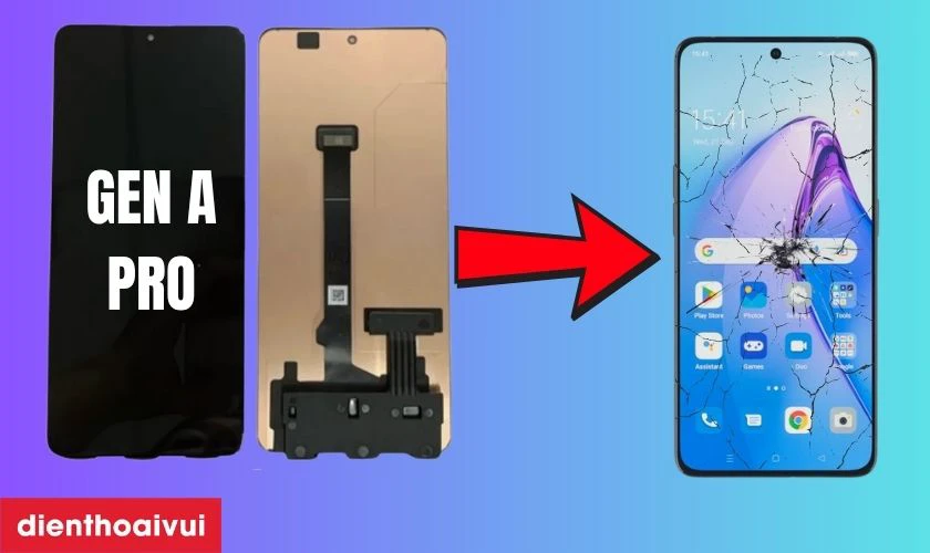Màn hình Xiaomi Poco X6 Pro rời chính hãng GENA loại Pro là gì?