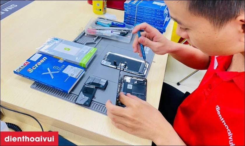 Quy trình thay màn hình Xiaomi Redmi 9A chính hãng tại Điện Thoại Vui