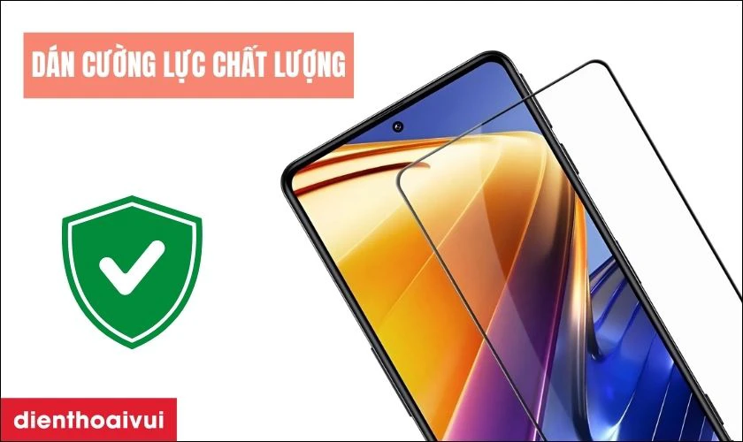 Sử dụng k&iacute;nh cường lực để bảo vệ m&agrave;n h&igrave;nh