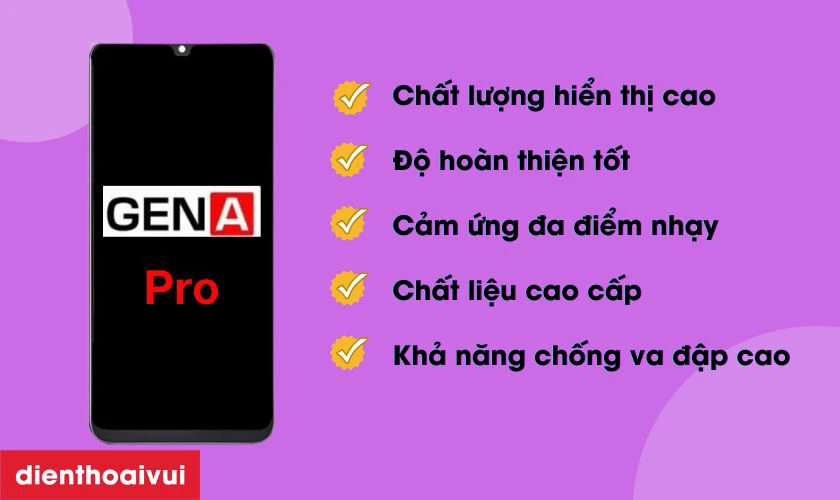 Màn hình GENA loại Pro thay cho Xiaomi Redmi K70E có tốt không?