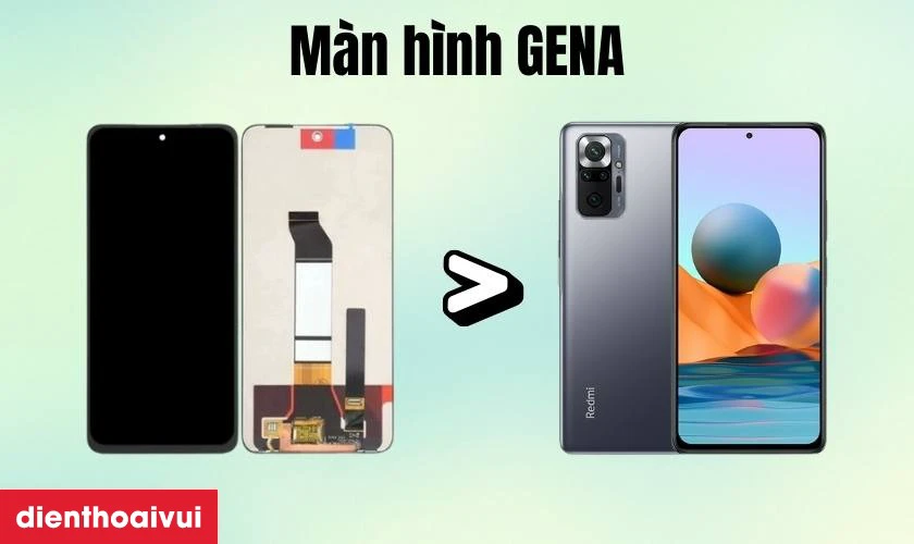 Màn hình điện thoại Xiaomi Redmi Note 10 Pro có bao nhiêu loại hiện nay