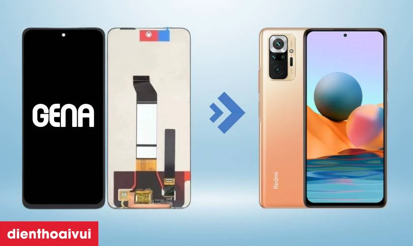 Màn hình chính hãng GENA thay cho Xiaomi Redmi Note 10 Pro có tốt không