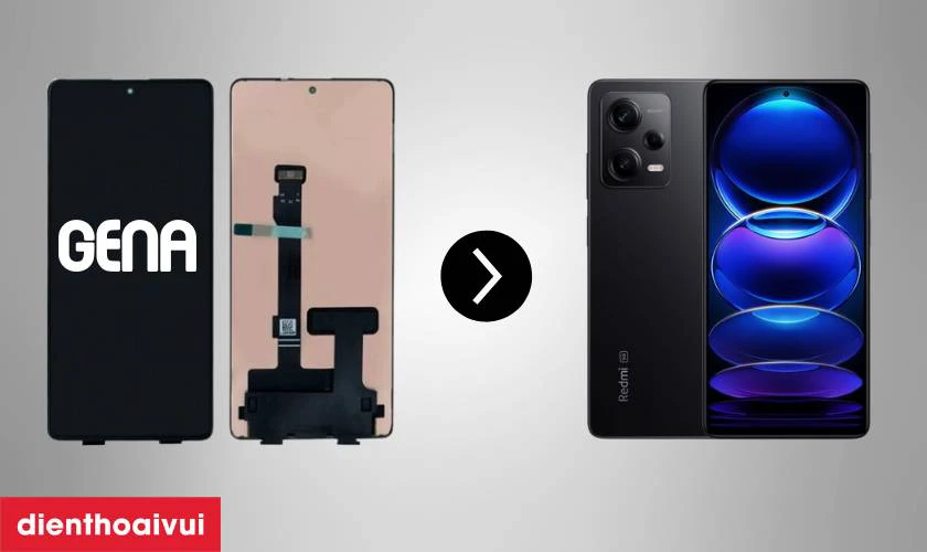 Màn hình Xiaomi Redmi Note 12 Pro 5G chính hãng GENA là gì?