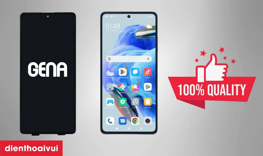 Màn hình chính hãng GENA thay cho Xiaomi Redmi Note 12 Pro 5G có tốt không?