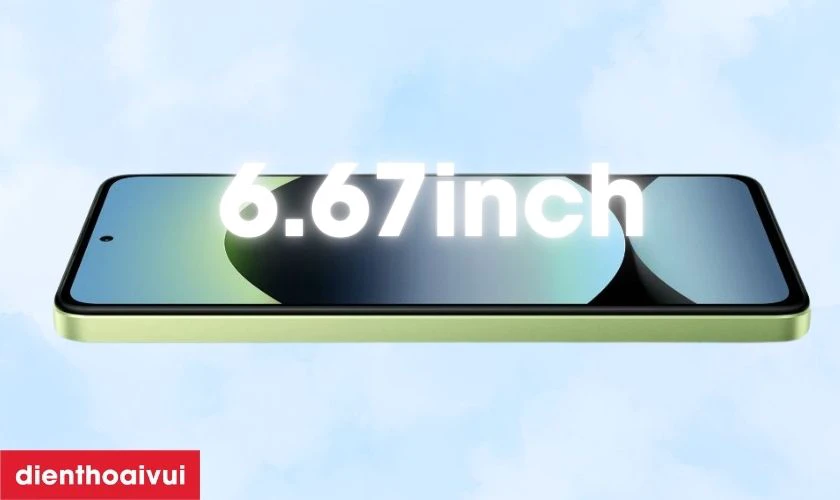 M&agrave;n h&igrave;nh Xiaomi Redmi Note 14 sử dụng tấm nền AMOLED