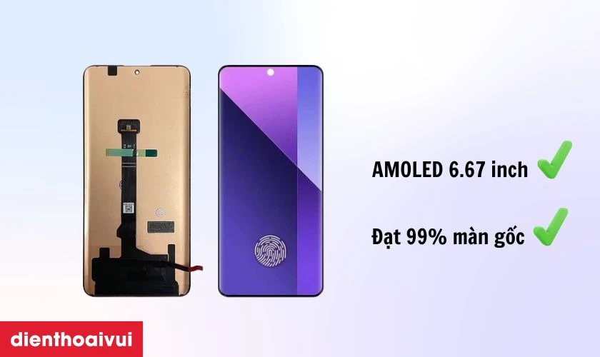 M&agrave;n h&igrave;nh ch&iacute;nh h&atilde;ng GENA loại Pro thay cho Xiaomi