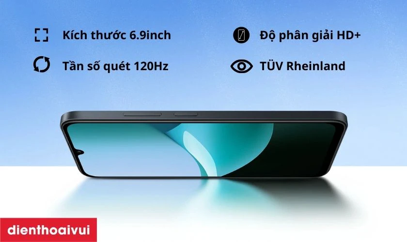 M&agrave;n h&igrave;nh Xiaomi Redmi Note 15C sử dụng c&ocirc;ng nghệ m&agrave;n h&igrave;nh IPS LCD
