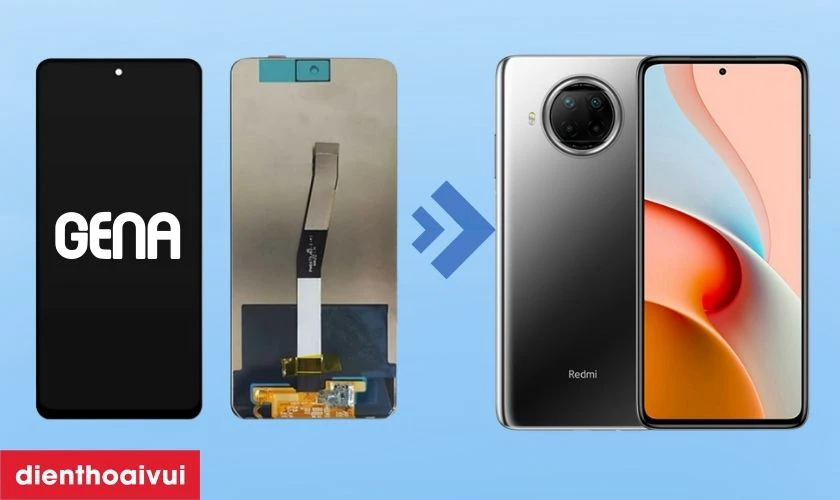 Màn hình chính hãng GENA loại A+ thay cho Xiaomi Redmi Note 9 Pro 5G có tốt không?