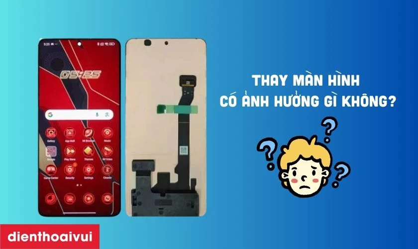 Thay m&agrave;n h&igrave;nh Redmi Poco X7 Pro c&oacute; ảnh hưởng g&igrave; kh&ocirc;ng?