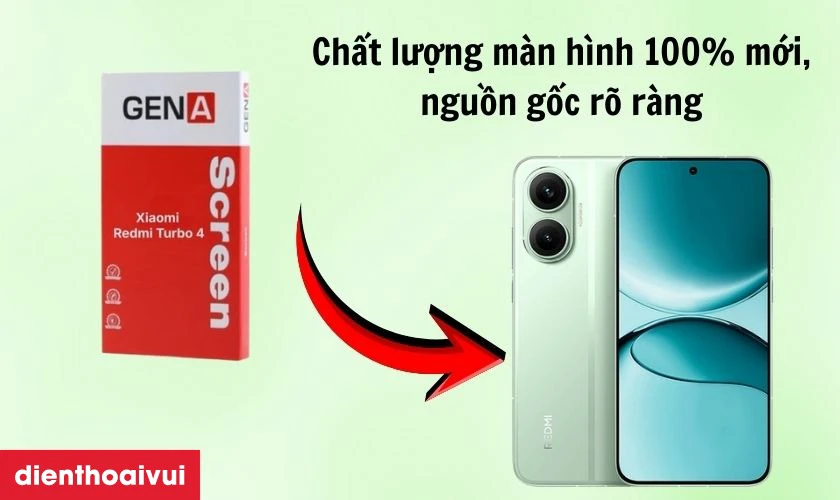 Địa chỉ thay m&agrave;n h&igrave;nh Xiaomi Redmi Turbo 4 ở đ&acirc;u ch&iacute;nh h&atilde;ng tại TPHCM, H&agrave; Nội, Đồng Nai?